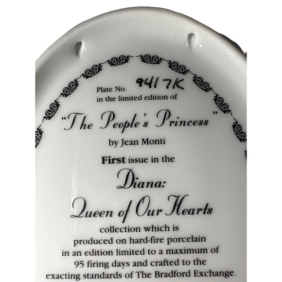 Vintage Limited Edition Princess Diana Bradford Exchange - Picture 5 of 9
